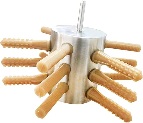 Miniatura 8 de Desplumador de pollo que ahorra mano de obra, estable, fácil de usar, desplumador de aves, portátil, para pájaros, ganso, pavo, paloma, codorniz, 24