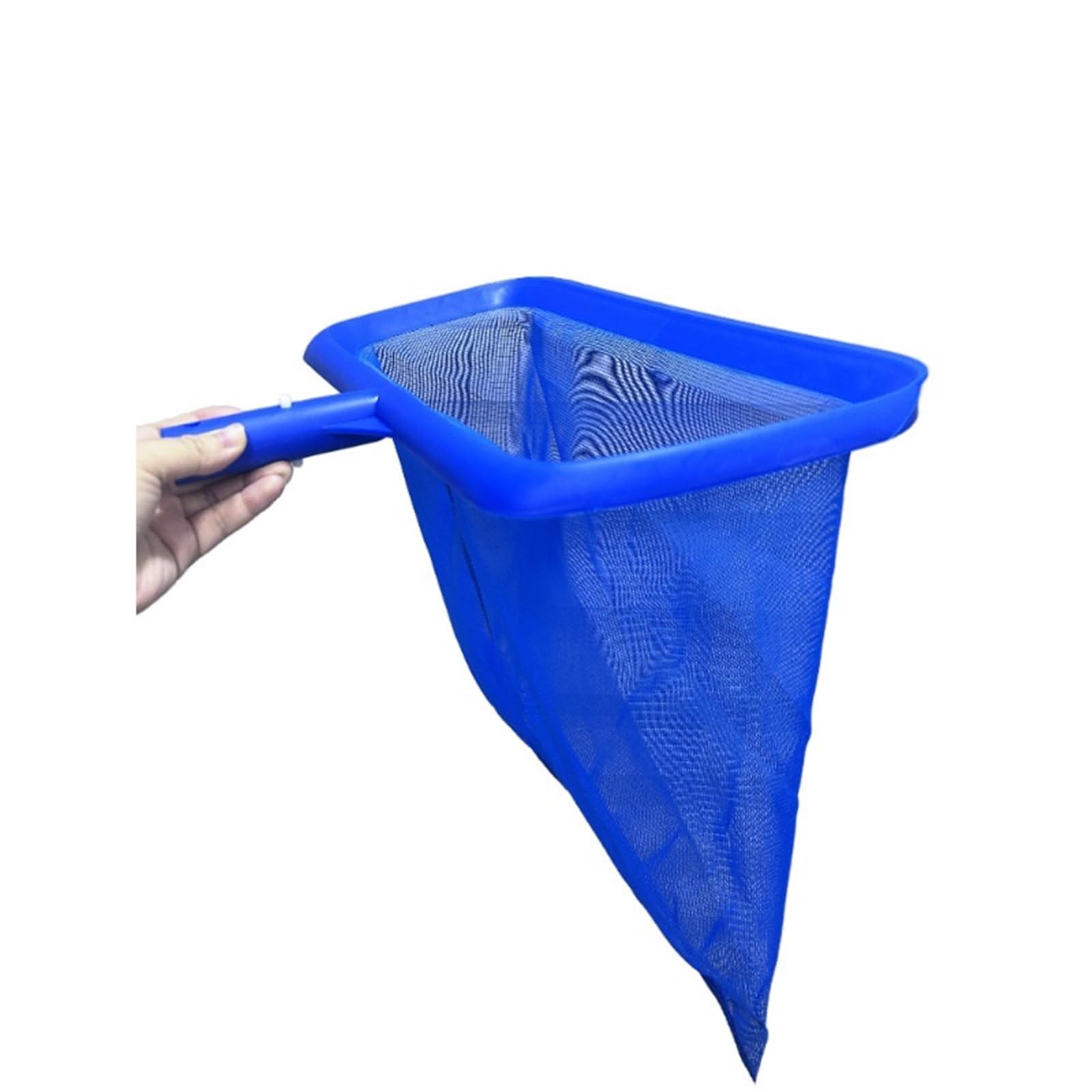 Espumadera de Red Profesional for Piscina, Accesorio Limpieza rastrillo Hojas con diseño Bolsa Profunda Gran Capacidad para Estanque(Blue Mesh Bag)