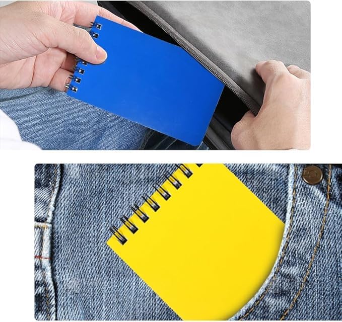 Paquete de 50 cuadernos de bolsillo pequeños de 3 x 5 pulgadas, mini bloc de notas en espiral, bloc de notas pequeño, bloc de notas pequeño a granel, cuaderno de espiral pequeño para el