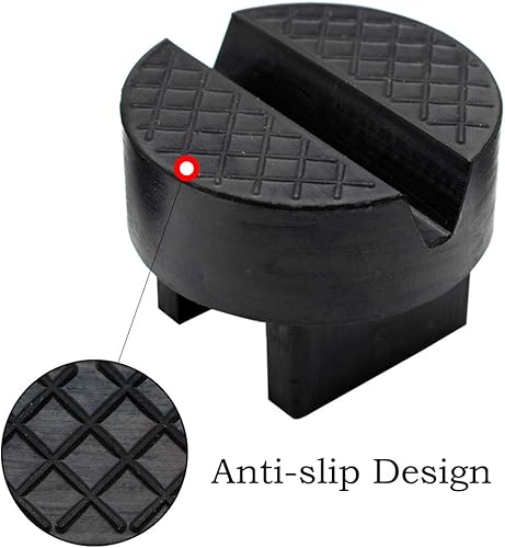 Miniatura 12 de Diseño único universal coche gato soporte almohadilla de elevación piso ranurado marco riel protector protector pellizco soldadura protector goma 2