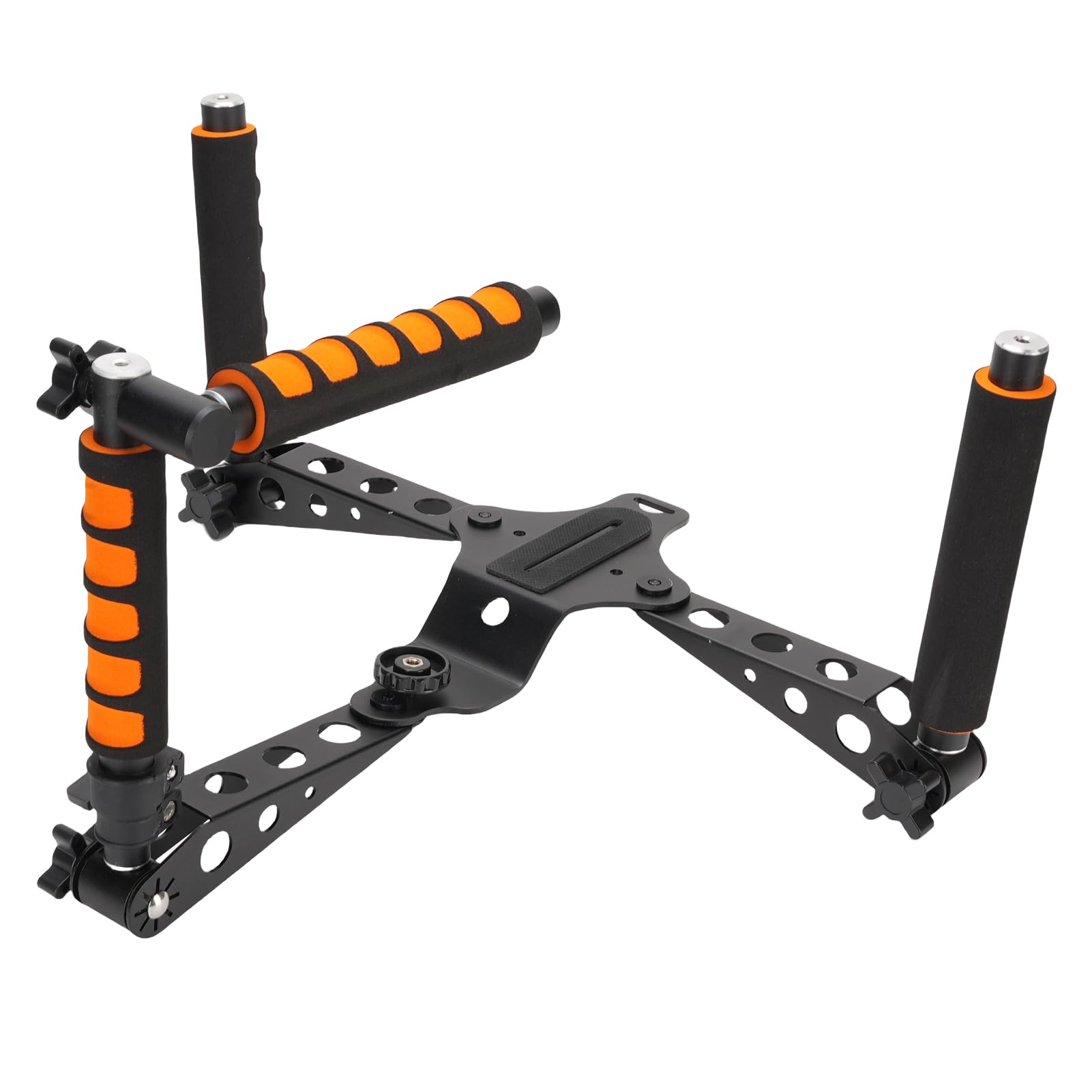 Kit de Plataforma de Soporte de Hombro de la Cámara, Ajustable con Agarre de Liberación Rápida y Hombreras Acolchadas, para Videocámaras de DSLRS Cámaras de Acción