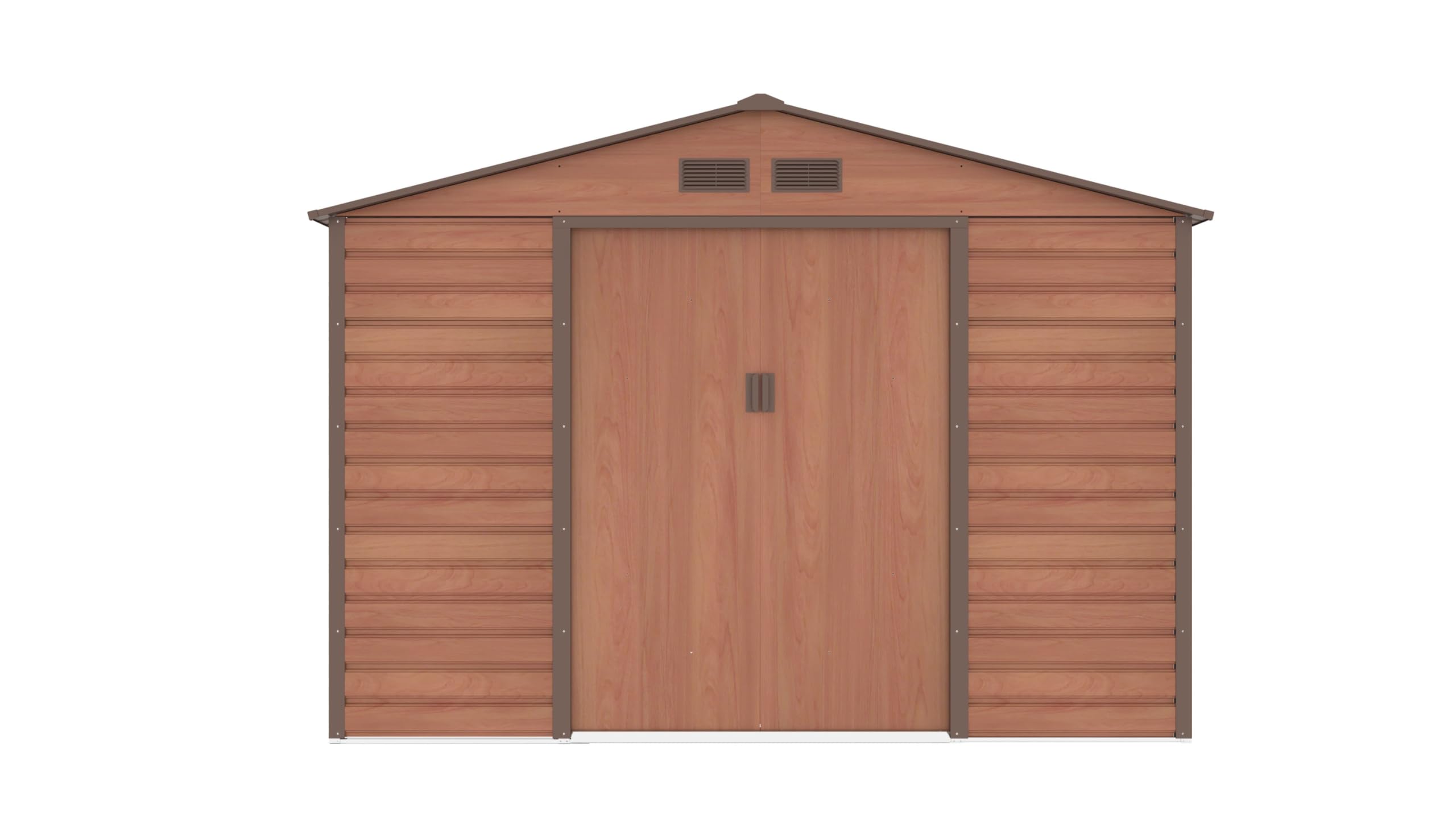 Domek ogrodowy G21 GAH 706-277 x 255 cm, brązowy, szopa na maszt, domek na narzędzia – łatwy montaż, 7,1 m²