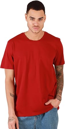 Men's Basic T-Shirt – 100% Cotton – Comfortable Cut – Suitable for Daily Use