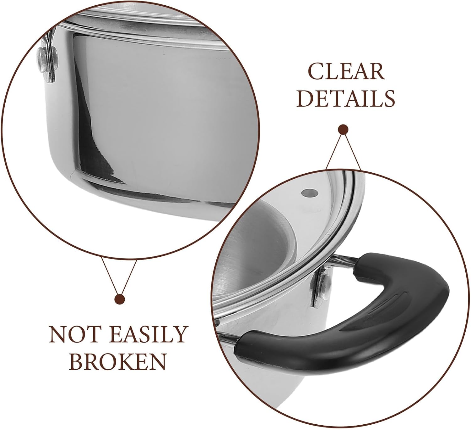 Stainless Steel 4 Cup Egg Poacher With Detachable Cups Poached Egg Maker With Lid & Handle Non Stick Stove Top Breakfast Brunch Cooking Pan