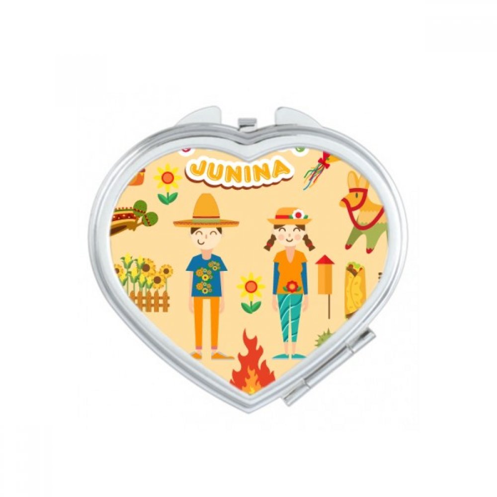 Miroir de poche portable multicolore pour maquillage homme et femme
