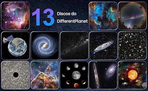 Projetor de Luz Galaxia, Projetor Galaxia, Projetor de Estrelas, Projetor de Luz, Galaxy Projector, Lâmpada de Projeção de Nebulosa Rotativa de 360, luz Noturna para Quarto, Preto E branco - Imagem 3