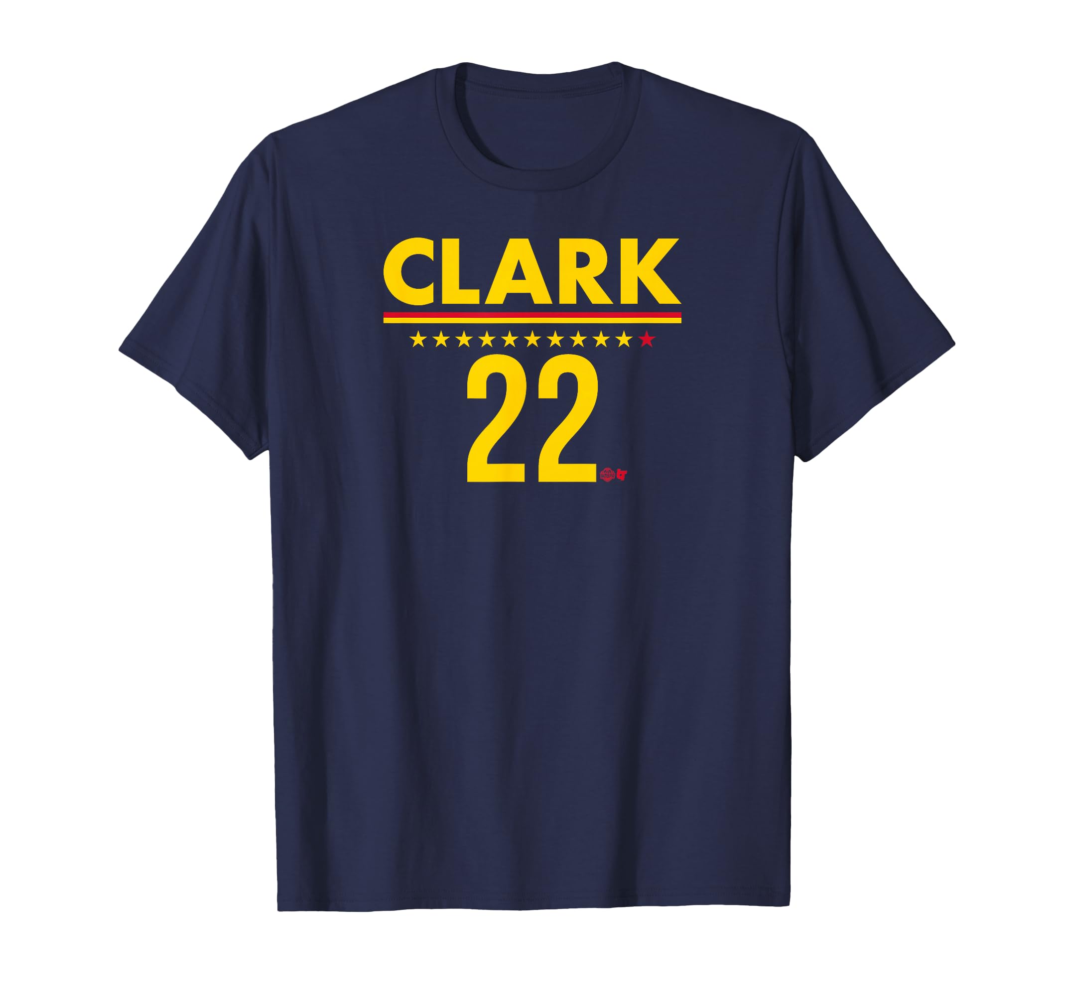 BreakingT Caitlin Clark: IND 22 - Indiana Basketball T-Shirt, Small, Blue