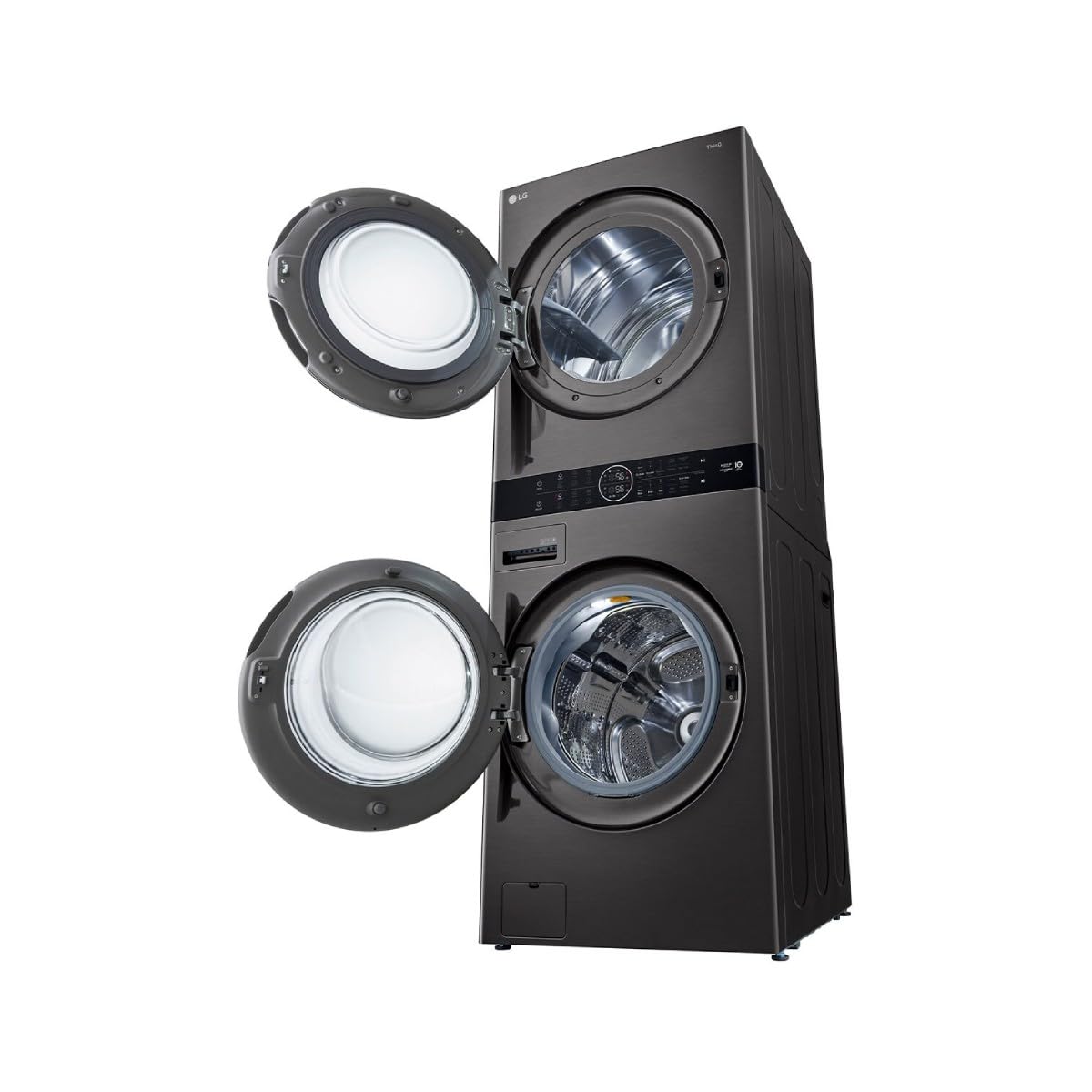 Machine à Laver-Sécher LG 17Kg/16Kg 1100RPM Noire - WT1716BBF