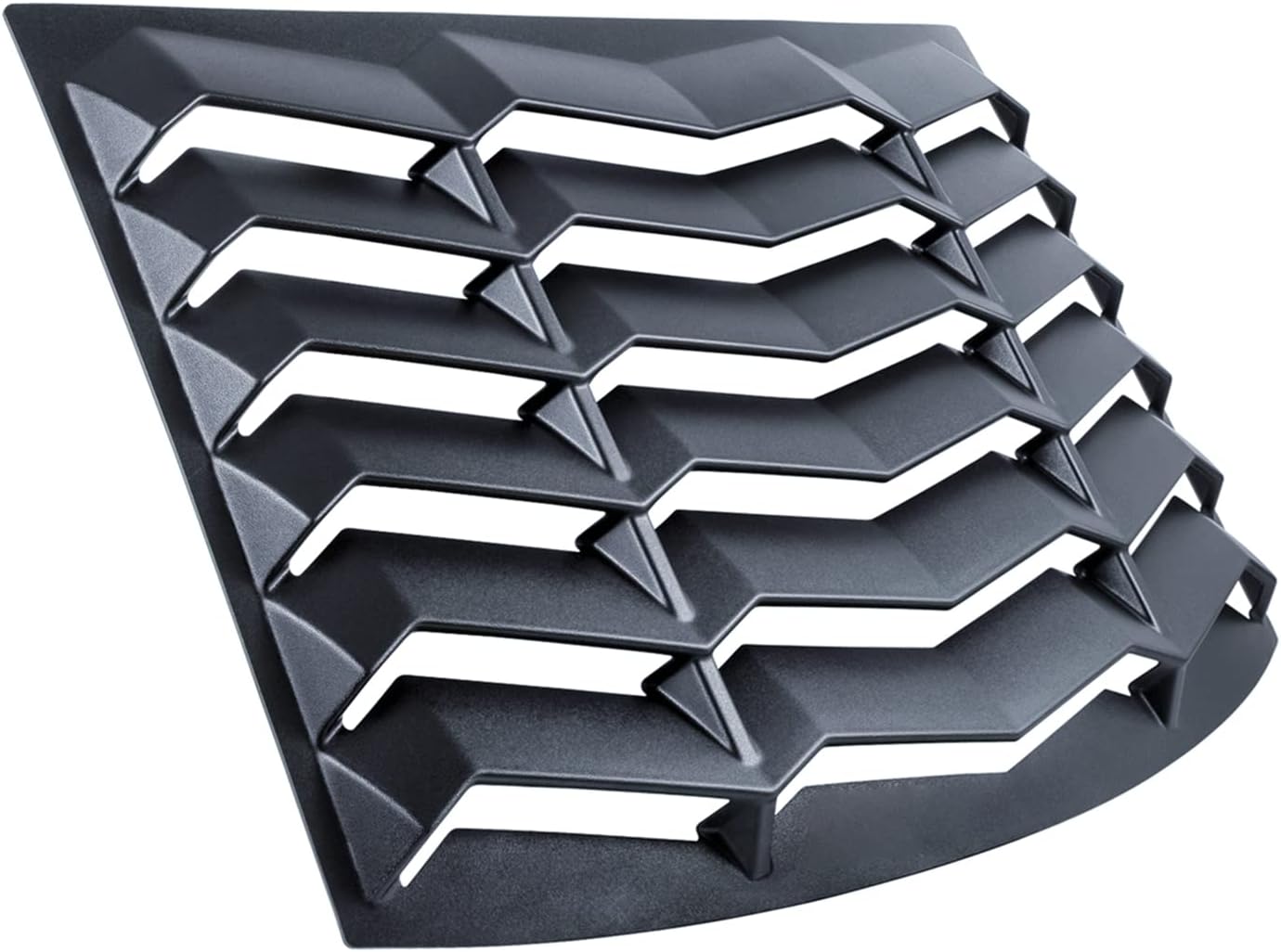 Rear Window Louvers Fit for Chevy Chevrolet Camaro 2010 2011 2012 2013 2014 2015 Matte Black ABS Window Visor Sun Shade Cover Vent in GT Lambo Style