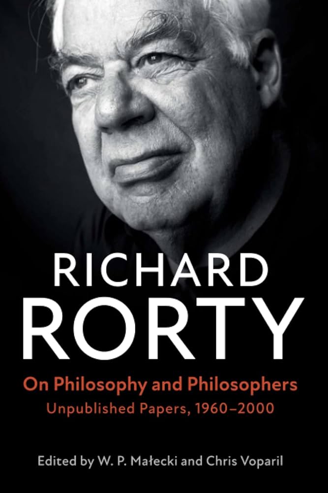 Amazon.com: On Philosophy and Philosophers: 9781108726368: Rorty