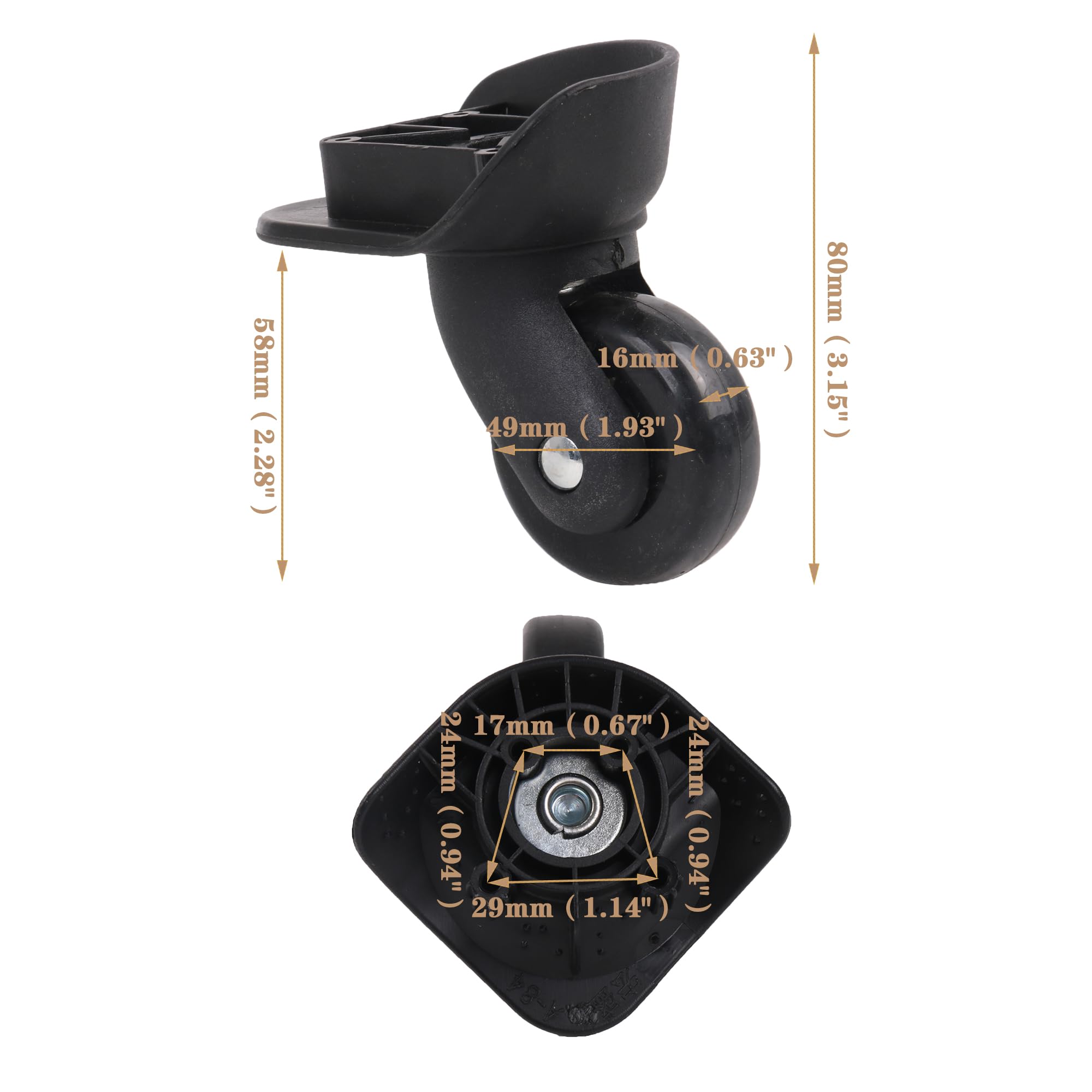 Samsonite Wheels Replacement Luggage Wheel Replacement Kit