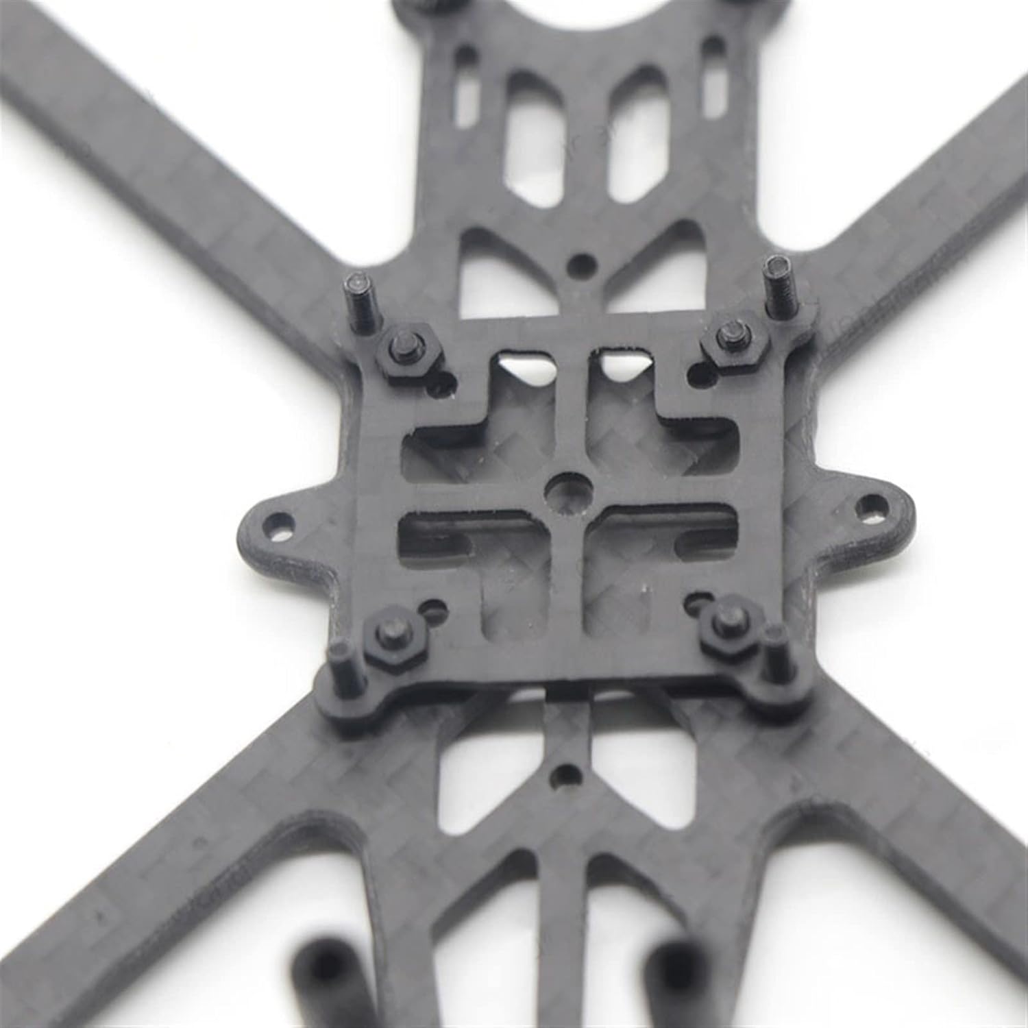 Drone Flight Control Board, 4 PCS RC FPV Racing Drone Flight Control Flying Tower M2 Hole Conversion Board 25.5mm 20mm 16mm Carbon Fiber Adapter Plate for Racing Drone FPV Accessories Part