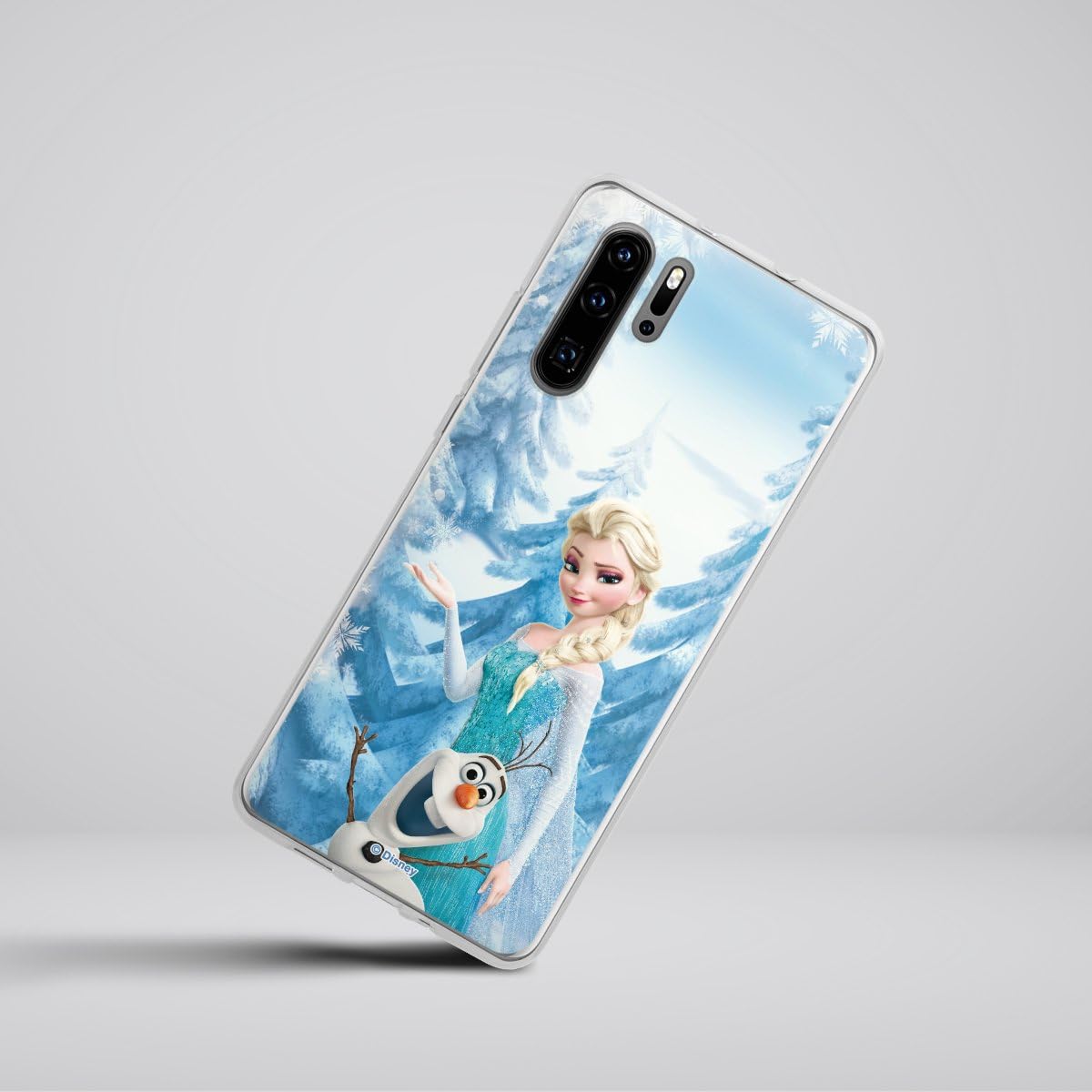 Custodia di silicone compatibile con Apple iPhone 7 Plus Custodia trasparente Cover per smartphone trasparente Frozen Elsa Prodotto ufficiale su licenza Disney