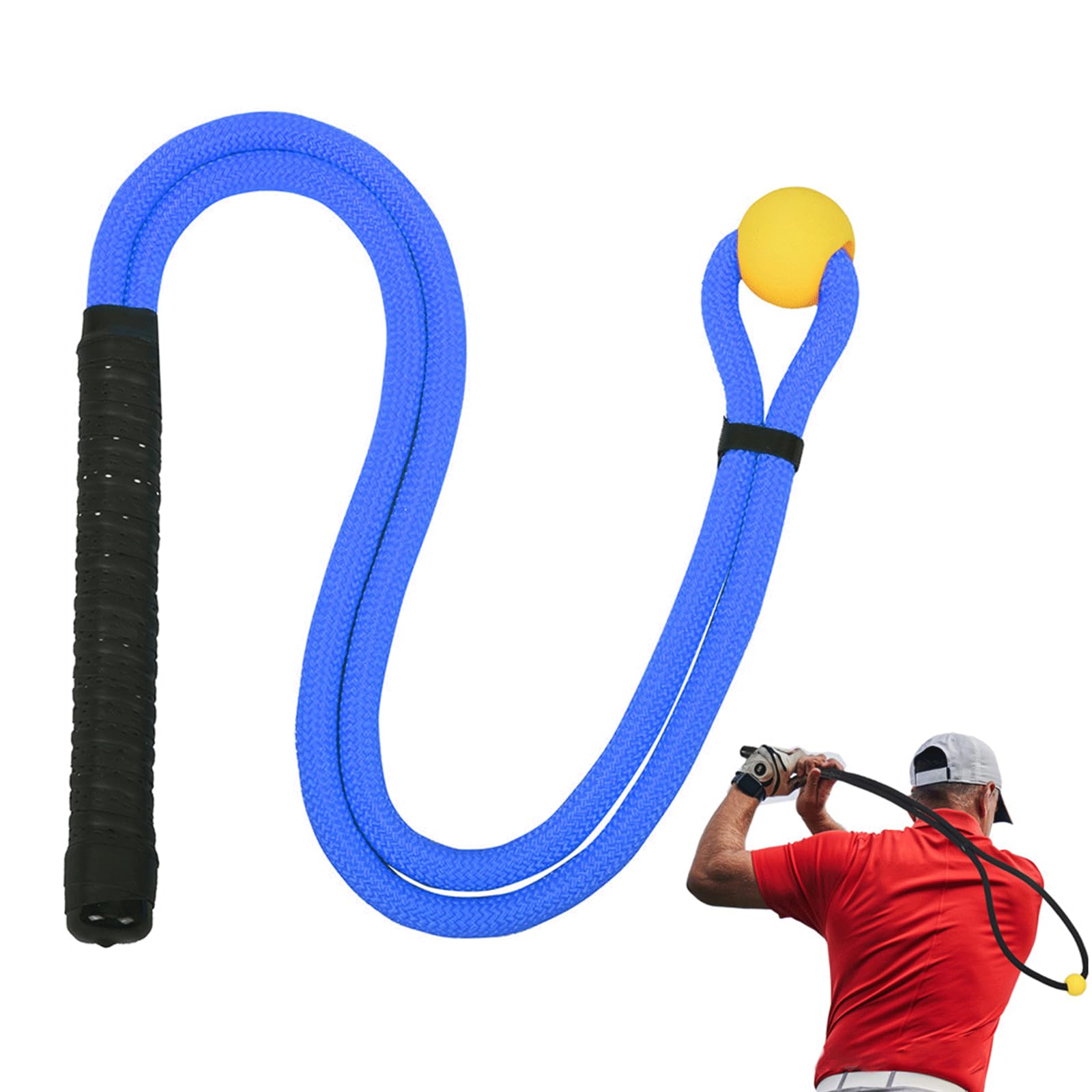 Golf Rope Swing Trainer - Corda per l'allenamento dello swing nel golf, migliora lo swing dei golfisti e padroneggia il tempo, regali per golfisti uomini