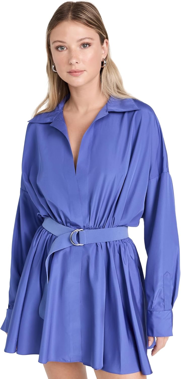 open lace back dress Super Oversized BK NK Shirt Babydoll Mini Dress main image 1