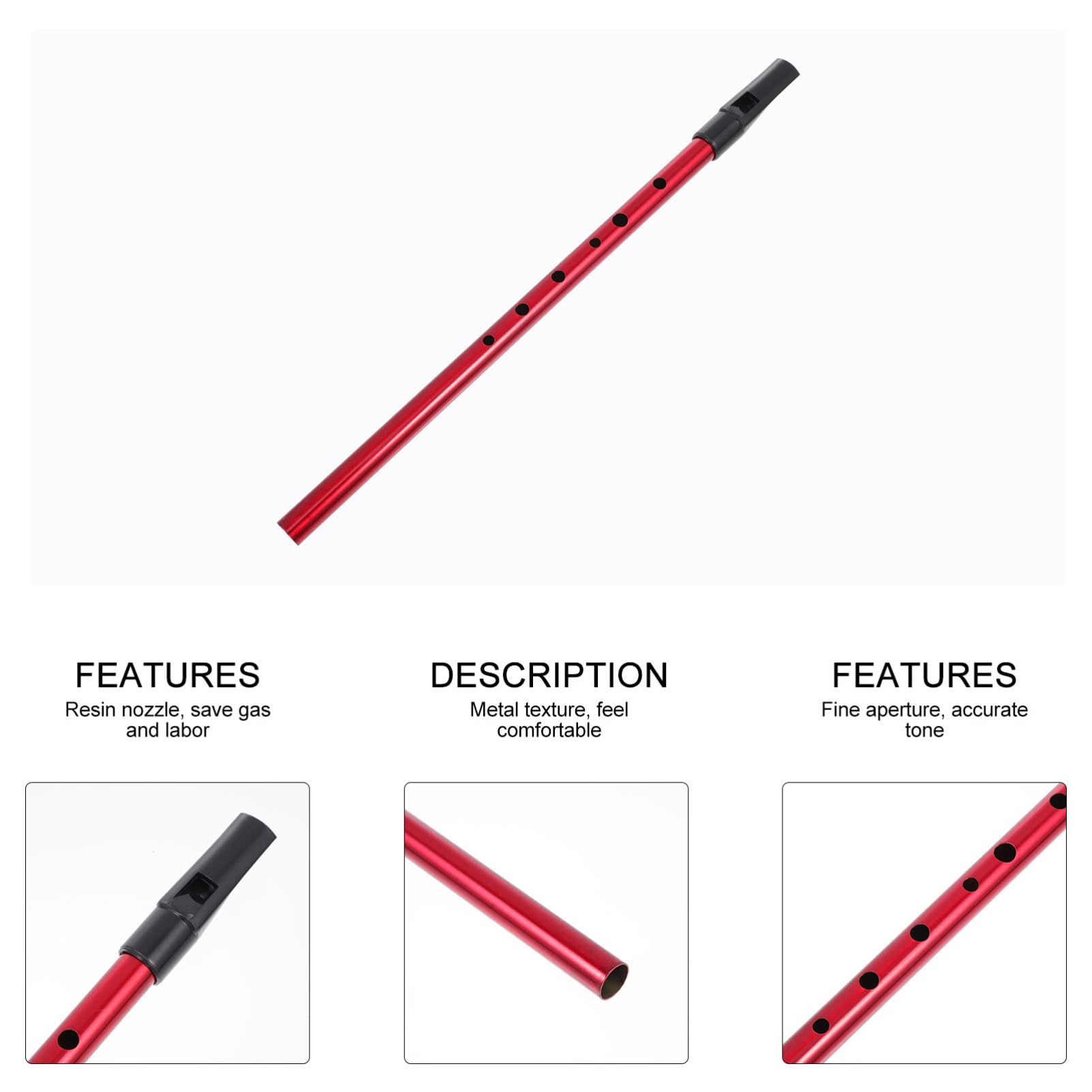 Toddmomy 1Pc Clarinet for Durable Key Recorder for Beginners Smooth Surface Design for Music Learning and Portable and Lightweight