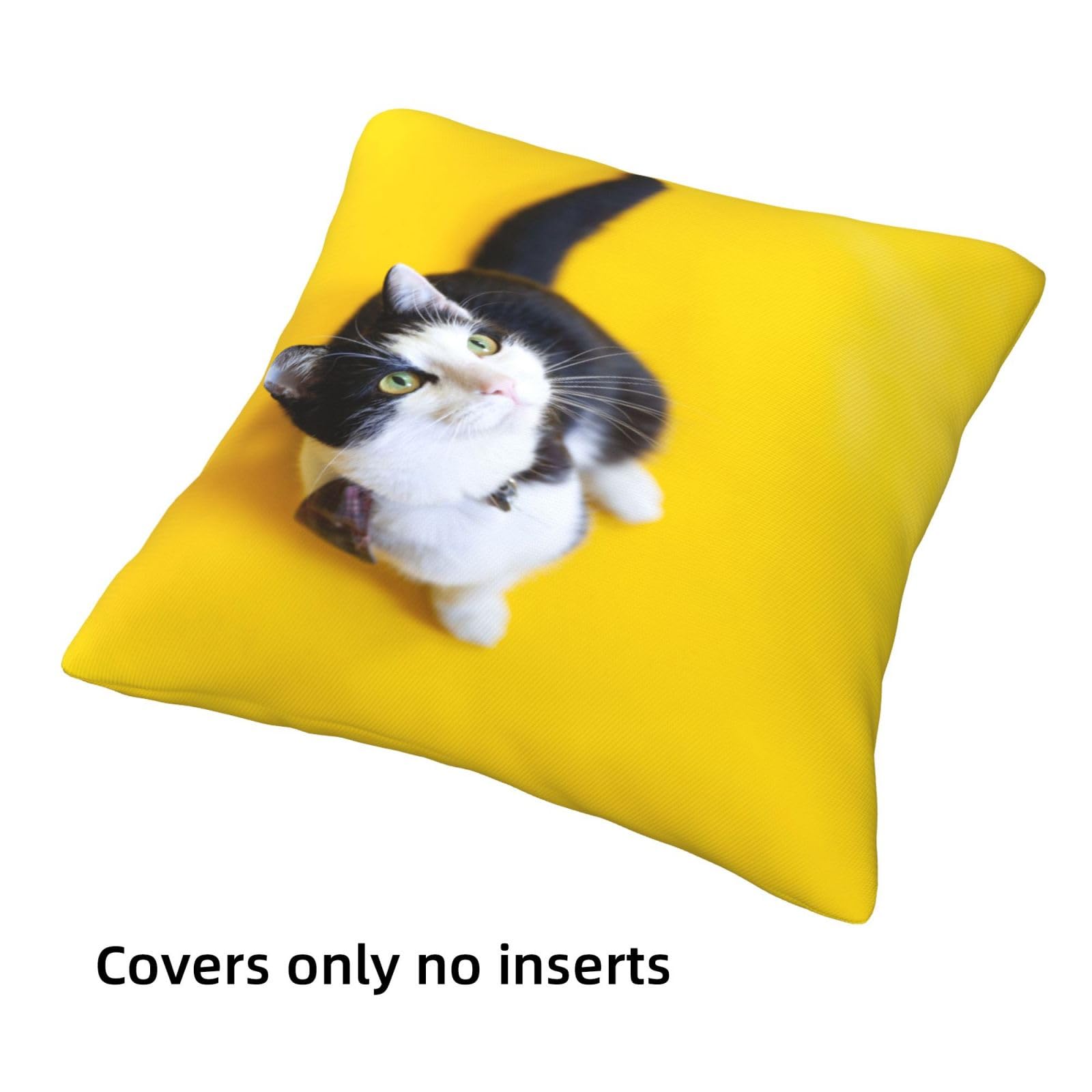 Fundas de Cojines Juego de 4 65x65cm Funda Cojin Lino Animales Cojines Decoracion Perros Fundas de Cojín Cuadradas Impresión Doble Cara con Cremallera Oculta,para Sofá Cama Decoración Hogar26x26in