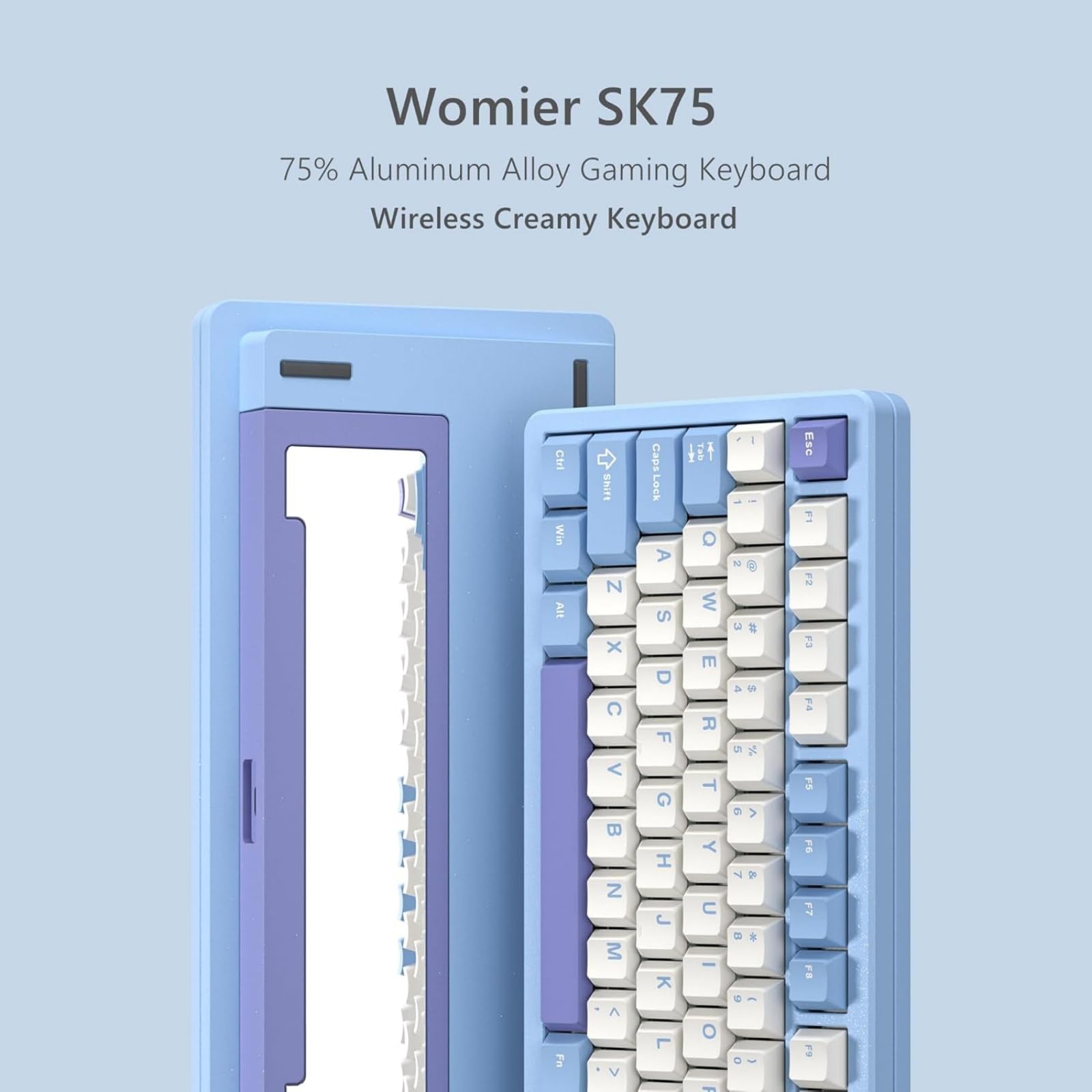 Amazon | ラピッドトリガー キーボード Womier SK75 ゲーミング