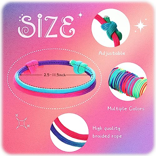 Yinkin Christmas Operation Gifts First Day of School Bracelets Bracelets Mommy and Me 1st Day of Kindergarten Woven Rope Gifts2