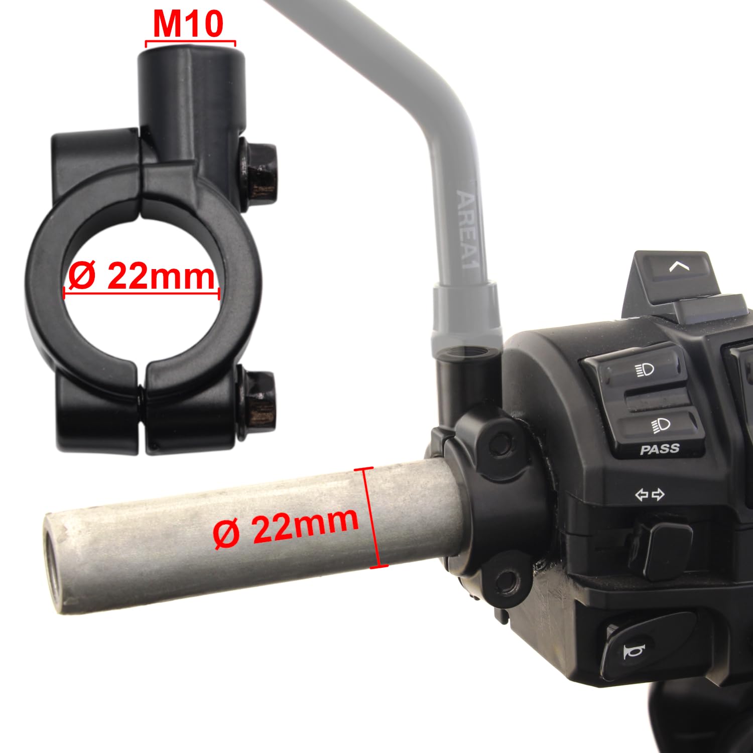 Moer m8 linkse draad - TPX Kartservice