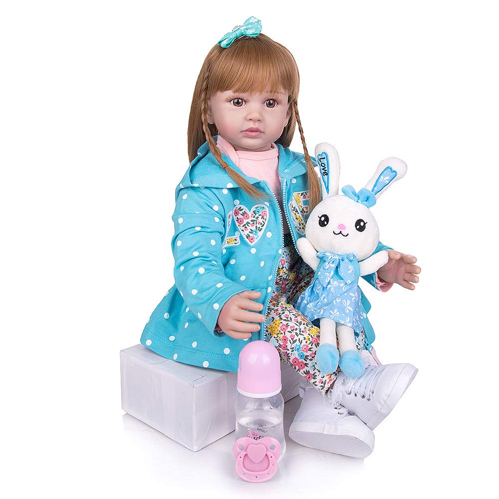 【リボーンドール】大きさ 約 24 cm. Amazon.co.jp: 24インチリボーンベビードール長い髪の少女リアルな