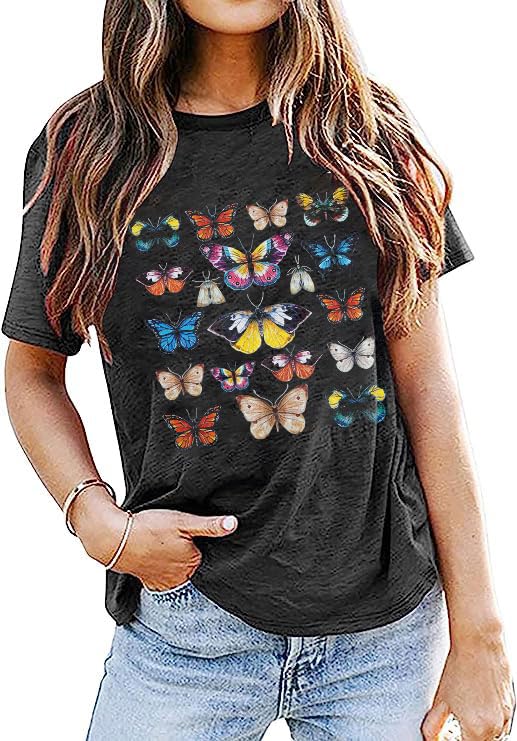 10 Best Women's Butterfly Shirts for Summer Hummingbirds Plus