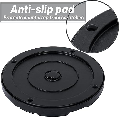 Miniatura 7 de Soporte para utensilios de cocina para encimera, giratorio de 360, extra grande, soporte para utensilios de cocina para encimera de cocina