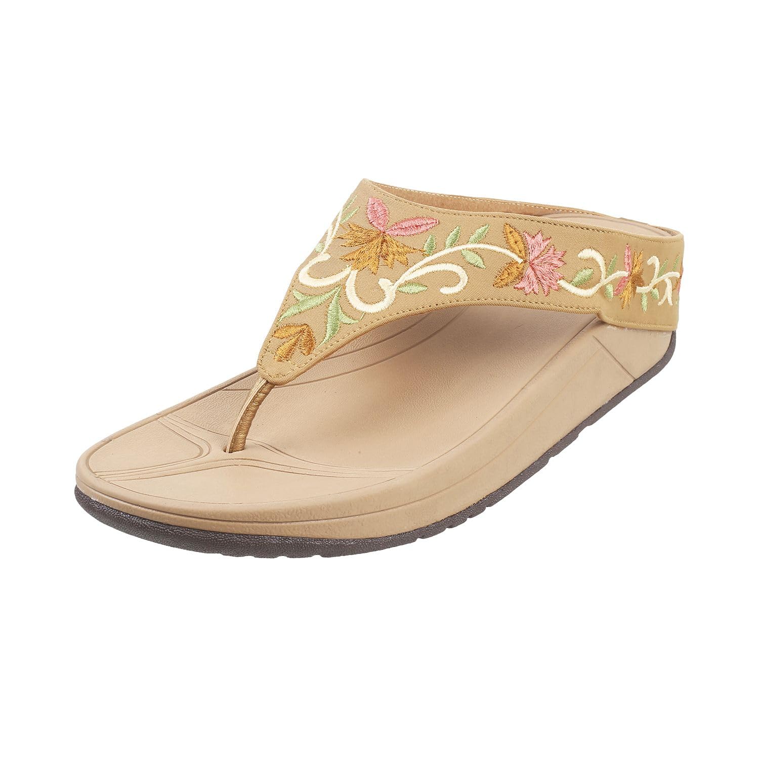 Women Flat Ethnicwear Comfort Chappal-image-27