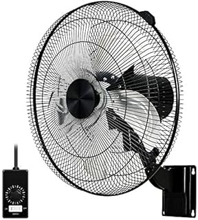 Simple Deluxe 18 Inch Household Commercial Wall Mount Fan 1 Pack,Black