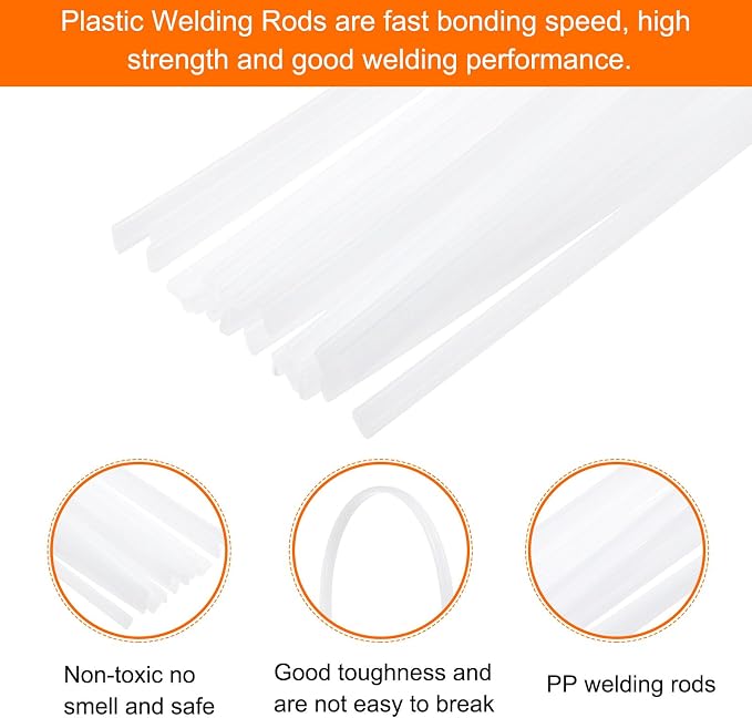 Varillas de soldadura plásticas PP 20pcs 33 cm miniatura 3