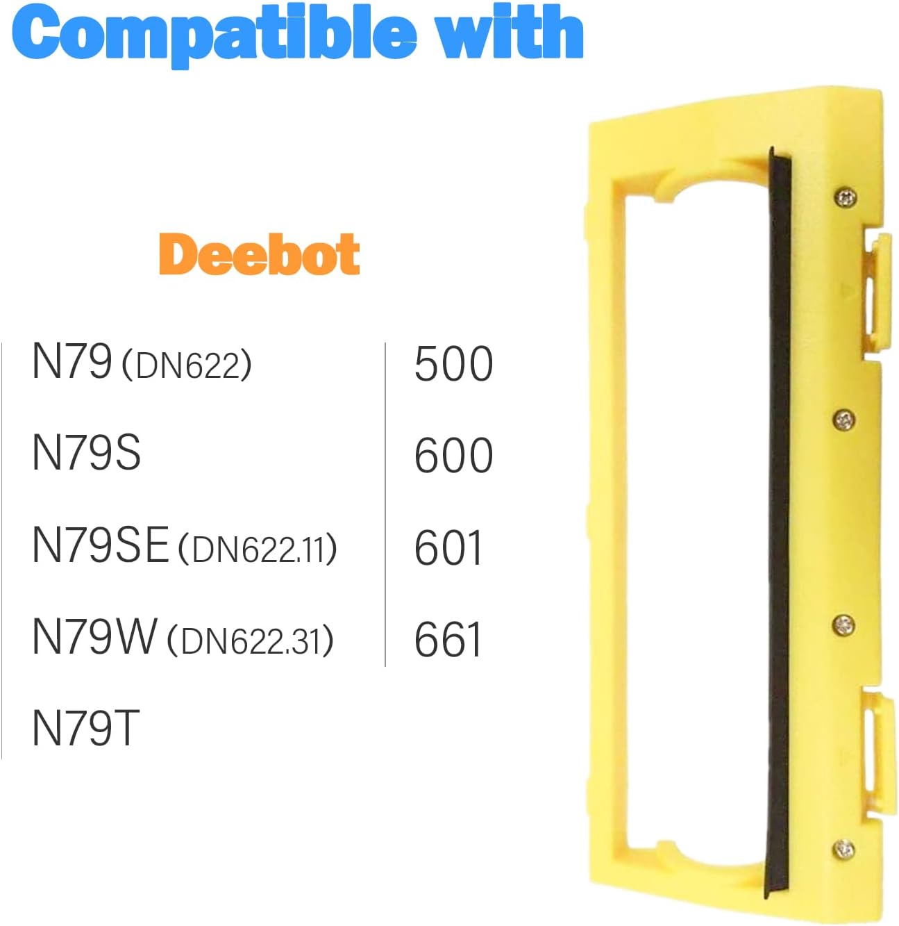 Replacement Parts Fit for EcoVacs DEEBOT N79S, N79, 500, N79W, 600, 601, 661 Robotic Vacuums