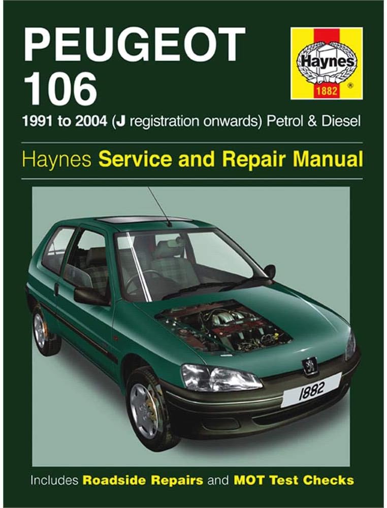 Peugeot 106 Petrol and Diesel Service and Repair Manual: 1991 to 2004 (Haynes Service and Repair Manuals)