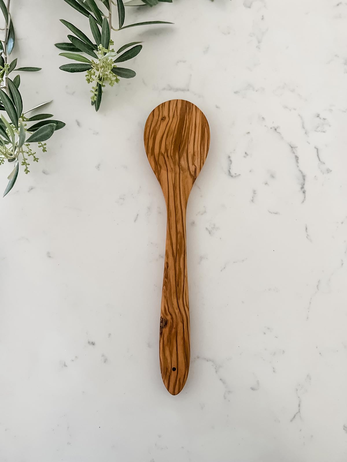 Cilio Toskania łyżka do herbaty z drewna oliwkowego, 25 cm, brązowa