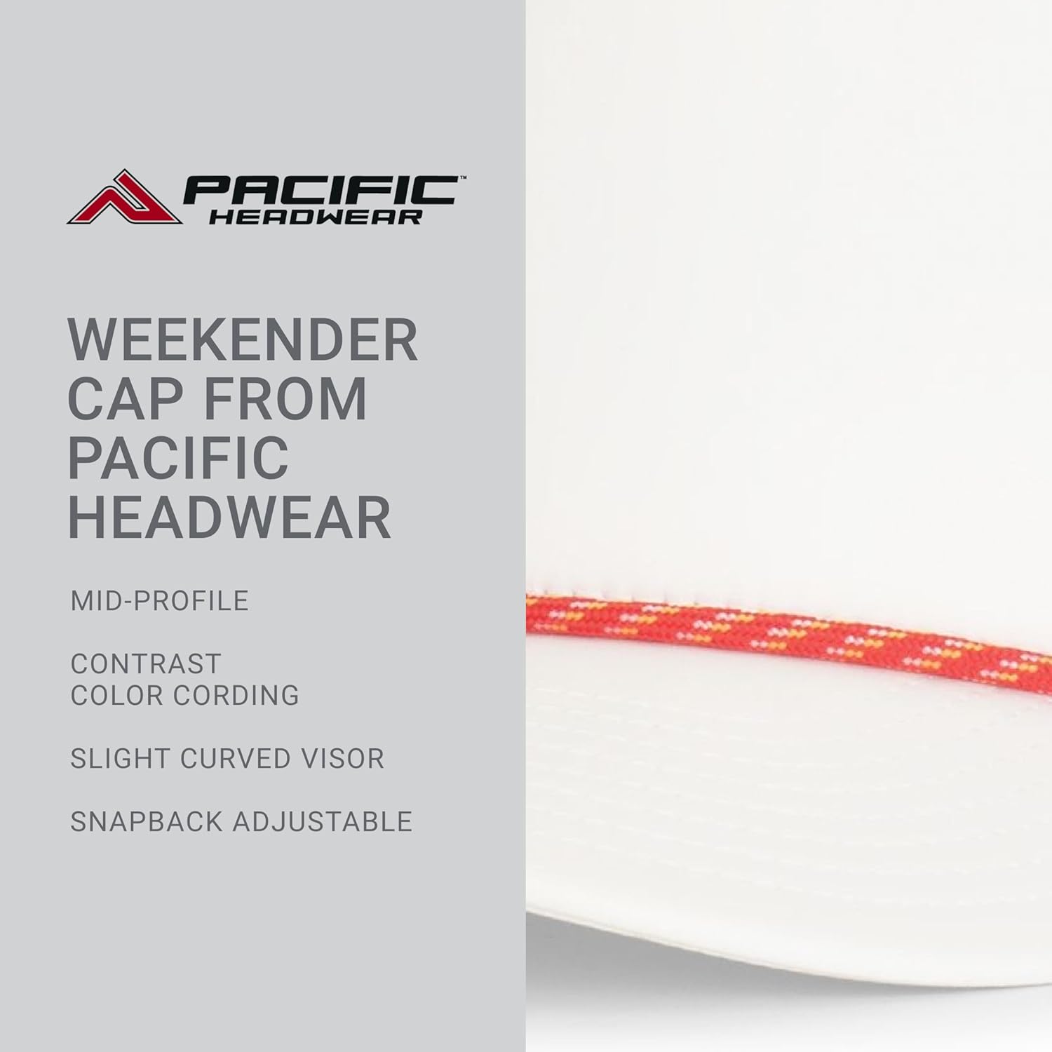 Pacific Headwear Weekender Cap – 5-Panel Snapback Jamaica - View #2