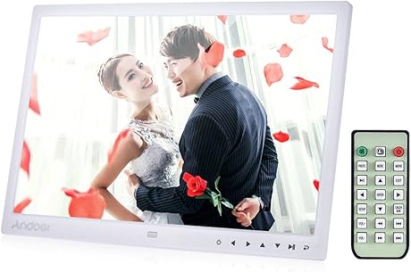 Andoer 13 LED Digital Foto Rahmen Bild von Anzeige des Album
1080P-AuflAsung 1280 800 Fernbedienung Infrarot-7 Hauch der
Hilfe-SchlAssel automatische Wiedergabe : Digitale Bilderrahmen Andoer 13 LED Digital Foto Rahmen Bild von Anzeige des Album
1080P-AuflAsung 1280 800 Fernbedienung Infrarot-7 Hauch der
Hilfe-SchlAssel automatische Wiedergabe : Digitale Bilderrahmen