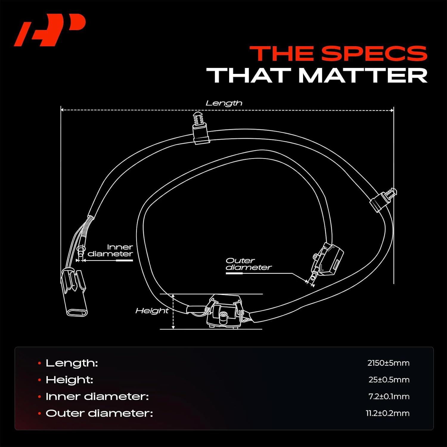 A-Premium Front Windshield Washer Nozzle Compatible with Mercedes-Benz C300 2015-2023, C63 AMG S 2015-2021 2023, C63 AMG 2016-2021, C43 AMG 2017-2023, C350e 2016-2018, C450 AMG 2016, C400 2015