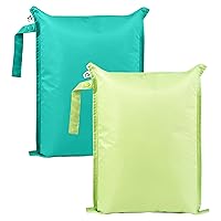 Vista 34 de Tiny Twinkle Bolsas a prueba de desorden para artículos húmedos 2 paquetes de bolsas impermeables reutilizables para trajes de baño Ropa de bebé
