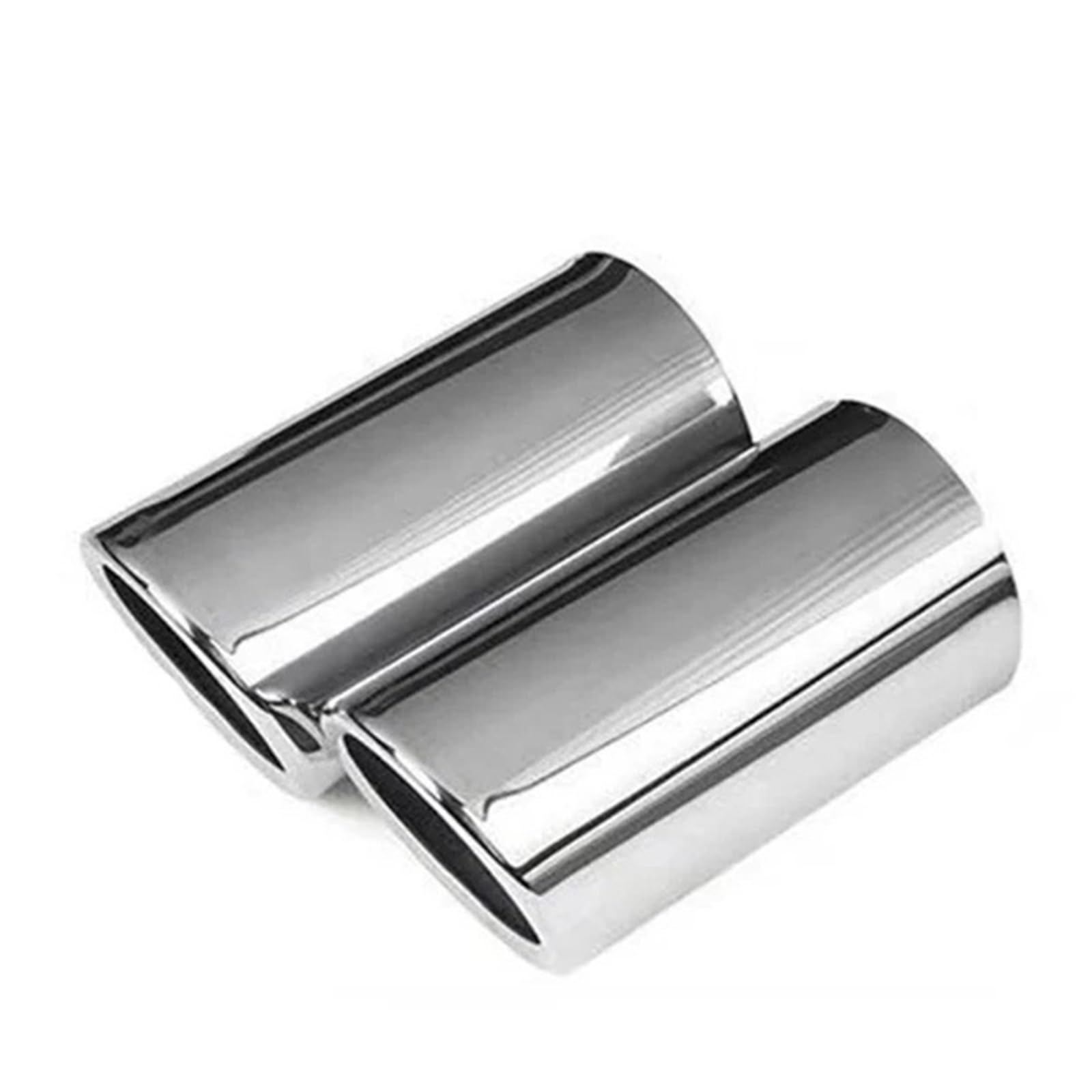 końcówka wydechu Tłumik wydechowy do dyszy samochodowej Volkswagen Passat B7 CC Tiguan 2011 2012 2013 2014 2015 układ wydechowy samochodowy(Silver-76mm)