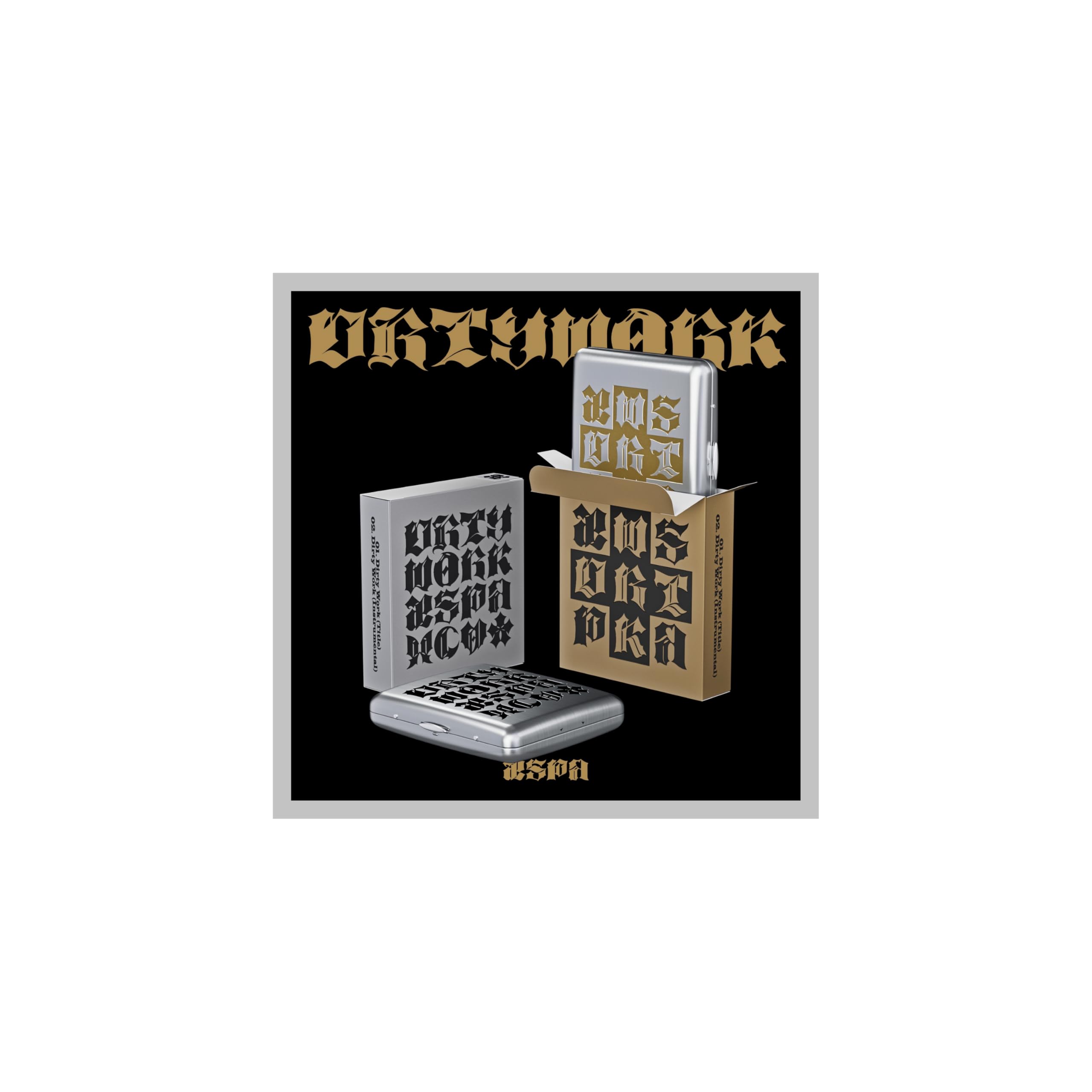 K-Pop Single Album Aespa - Dirty Work Single Album [Dirty Code