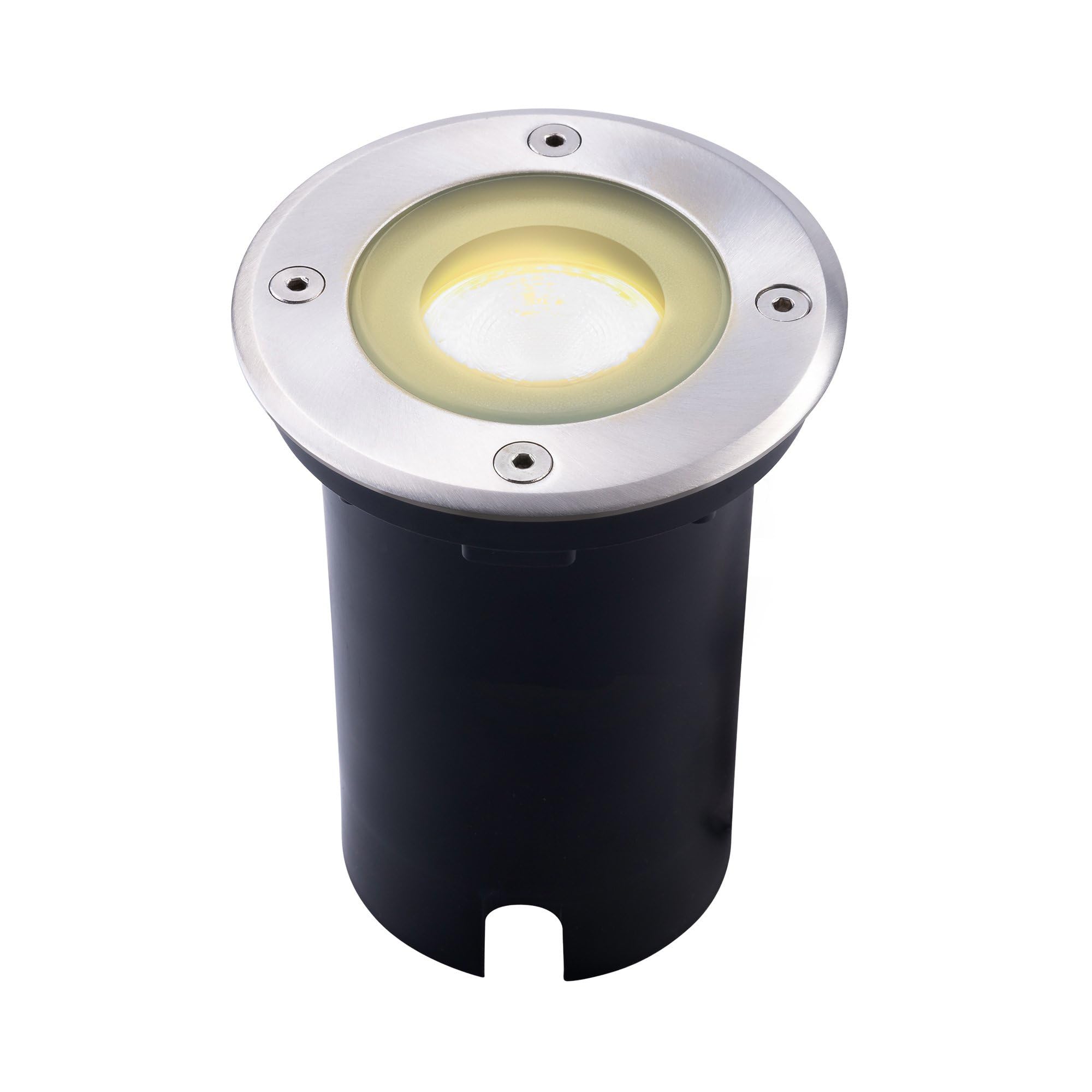 Ledvion - LED Recessed Spot Round, 5W, 2700K, IP67, GU10, 1m Cable, Outdoor Lighting, Patio Lighting