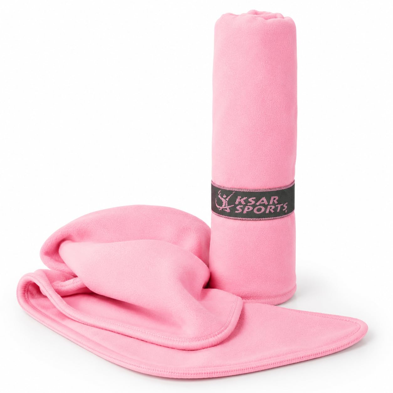 Microfibre Towel, Quick Dry Towel & Beach Towels ultra lightweight compact & fast-drying for Travel camping Gym Hiking and swim towel (XL 180cm x 90cm, Pink)