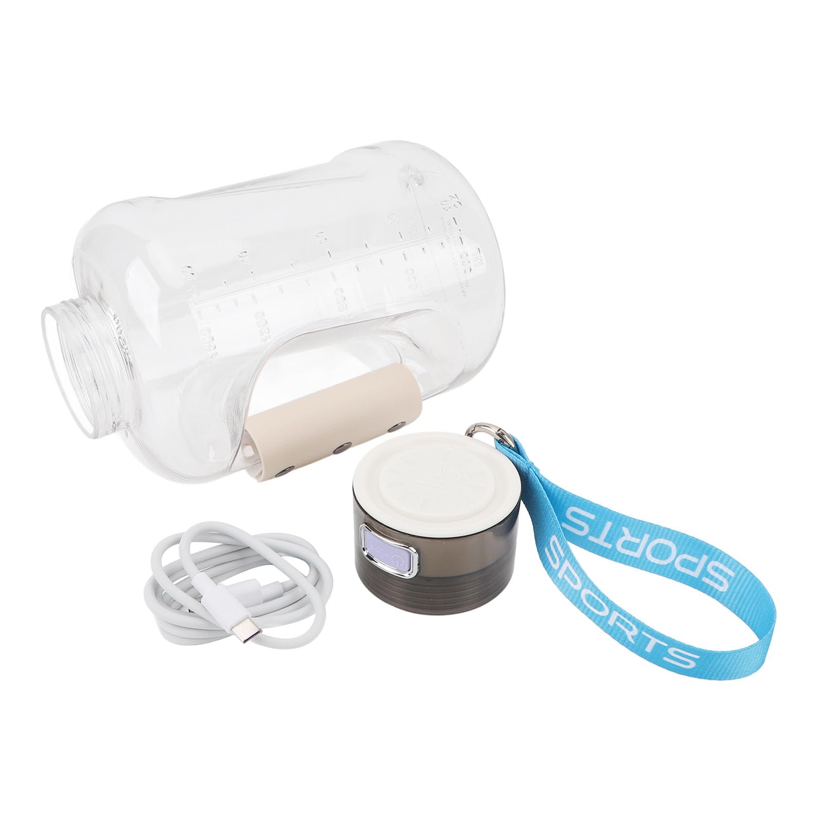 Botella de Agua de Hidrógeno de Gran Capacidad, Diseño Transparente Seguro y Confiable, Inmunológico y Metabolismo Mejorados para Familiares Amigos