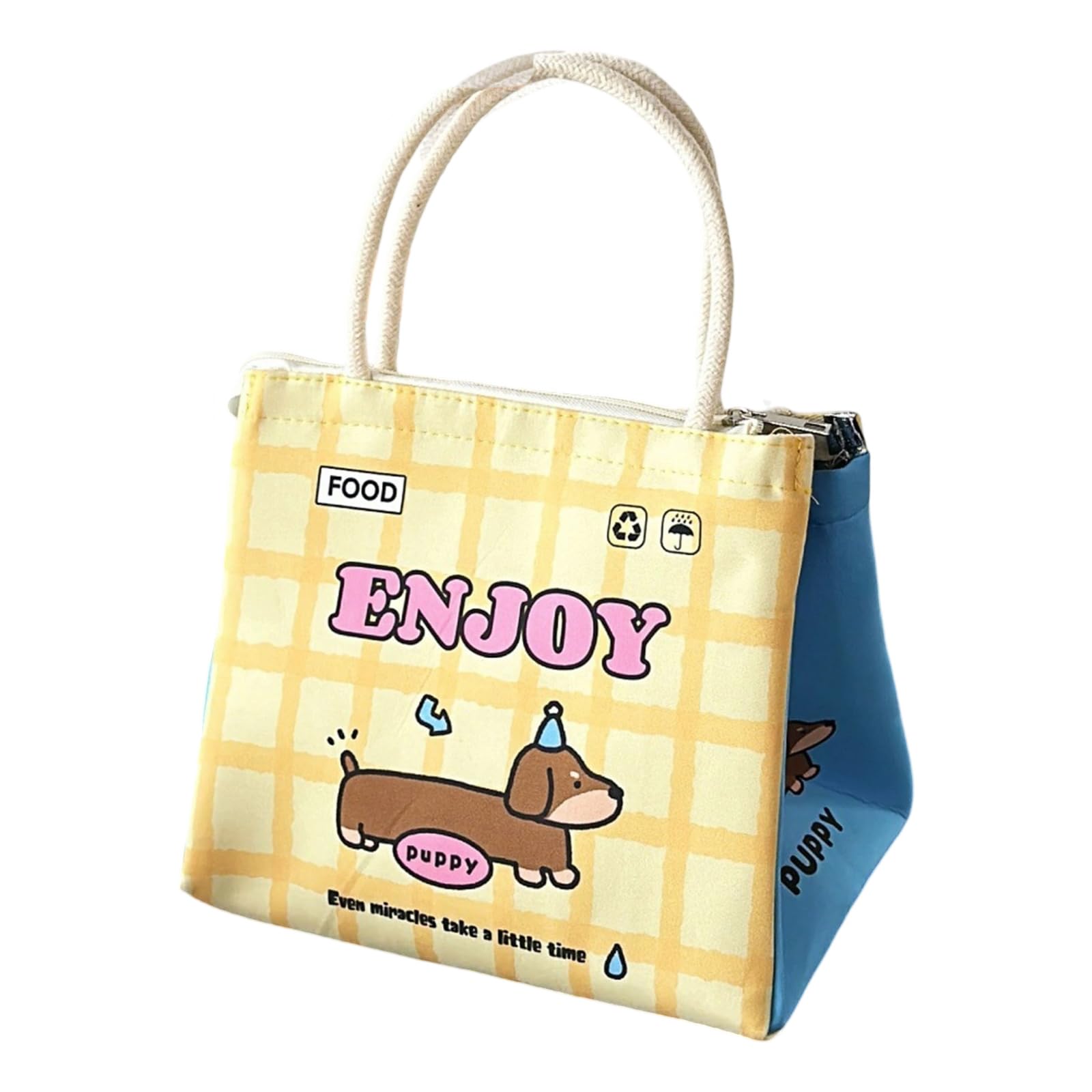 Kalttoy Girls F Lovely Lunch Box Cartoon Lunch Case Thermal Insulated Bag Bag Portable Coolers Or School Box