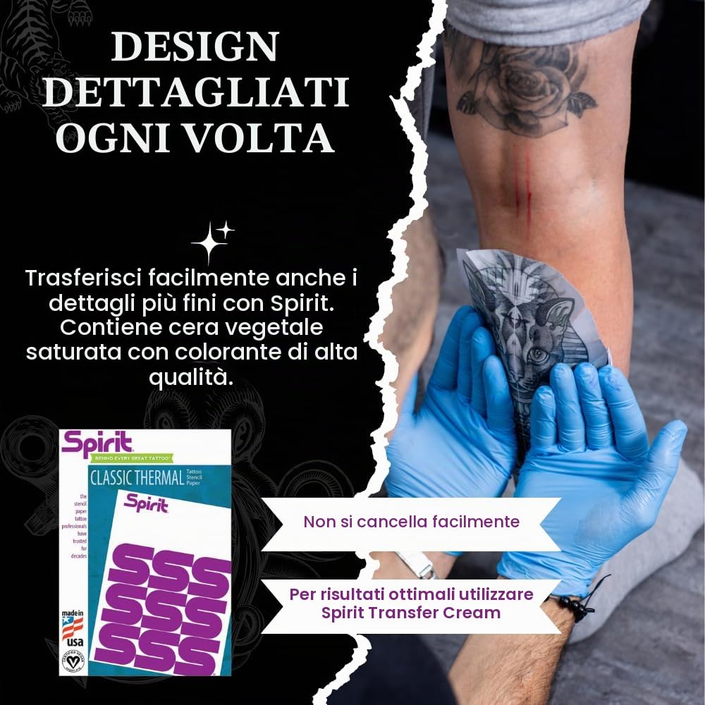 Spirit® Carta a trasferimento termico classica, 21,6 x 27,9 cm, 100 fogli