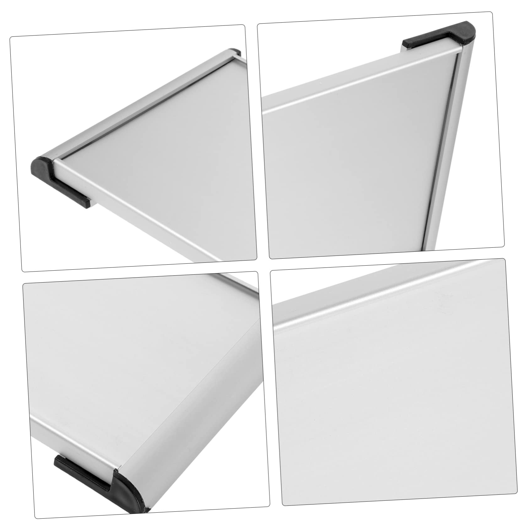 SHOWERORO 10stücke Aluminium Türschild Leeres Namensschild Für Doppelseitige Aluminium-schildplatte Für Gestaltung Leicht Und Langlebig