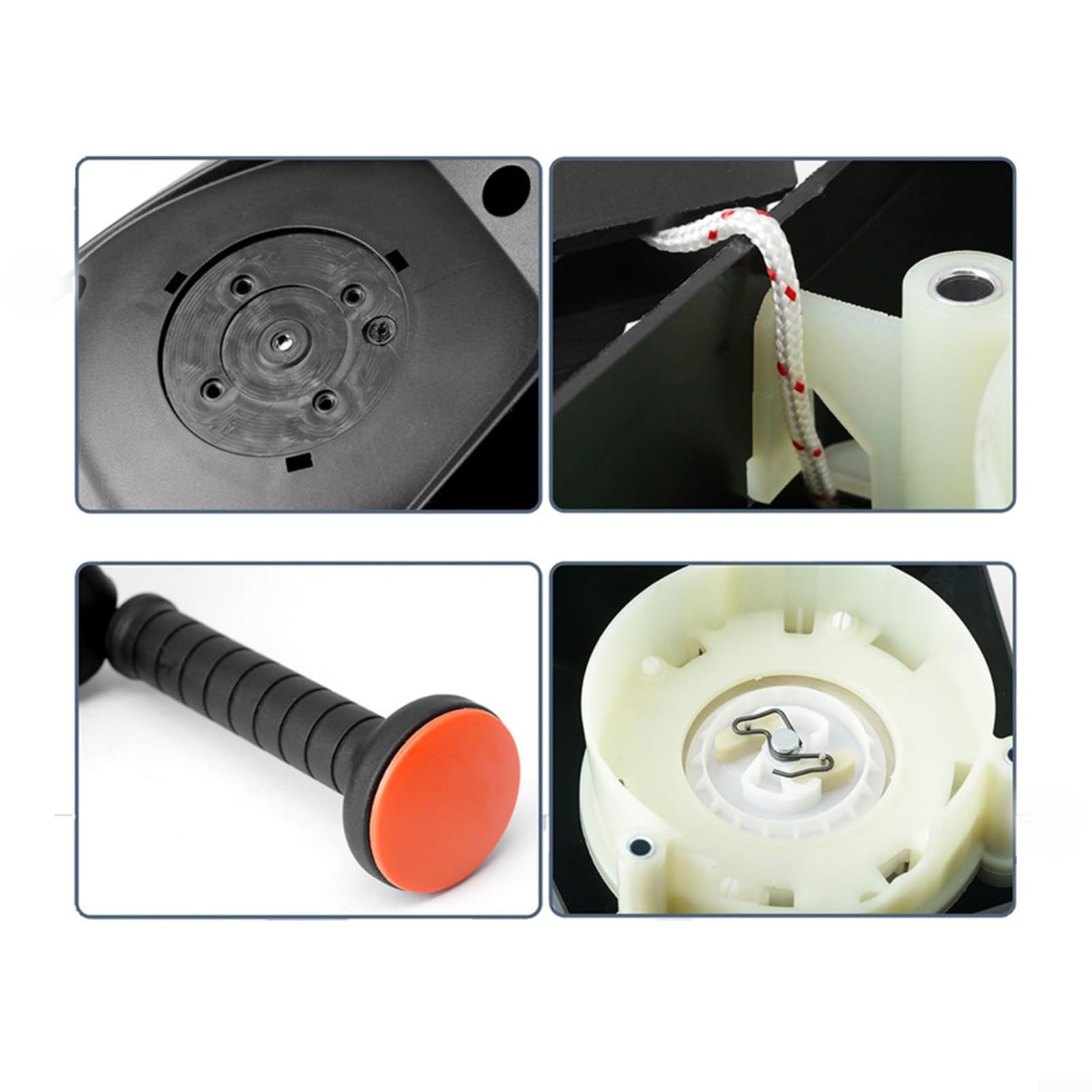 Easy Start Rewind Starter Pieza de repuesto 4283 190 4023 para BR800C y BR800 C-E para sopladores de hojas MAGNUM, accesorio de mantenimiento de jardín al aire libre con tornillos cortos