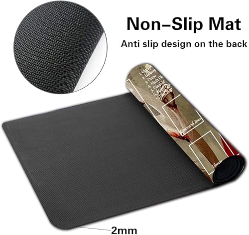 Miniatura 4 de Juego de mesa MTG Playmat tamaño 23.6 x 13.8 in, alfombrilla de mouse compatible con TCG RPG CCG Play Mats (Elesh Norn-Zone)