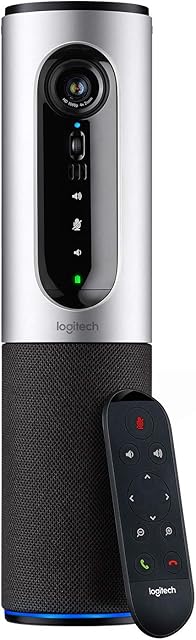 Logitech ConferenceCam Connect, Video Conferencing System Full HD 1080p, Portable, USB, Skype for Business, Compatible Cisco Jabber, BlueJeans, BroadSoft, Lifesize Cloud, Vidyo, Zoom, Laptop/PC/Mac