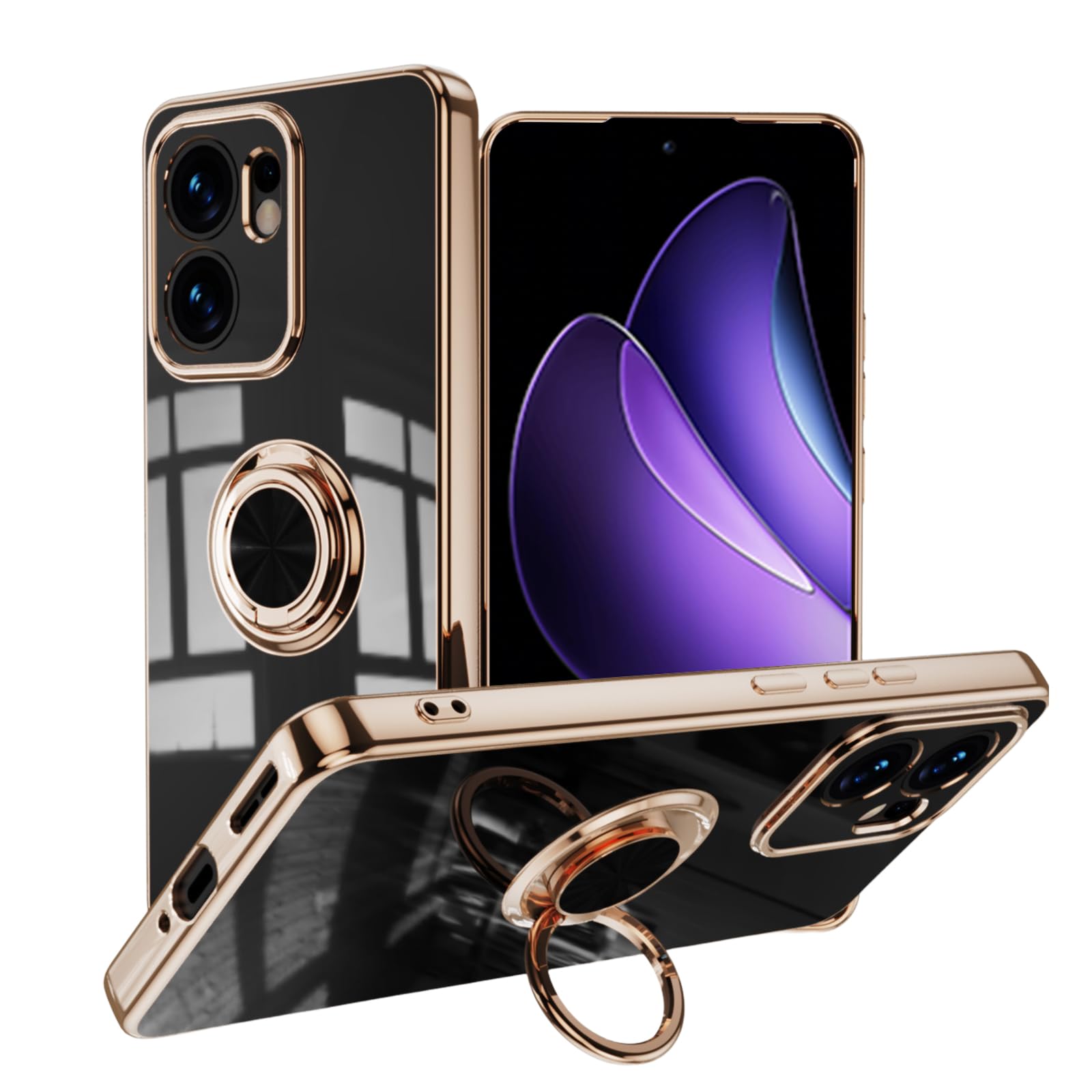 OPPO Reno 13a (Case付き) Amazon.co.jp: LuFiYa OPPO Reno 13A 5G 用 ケース リング付き カバー