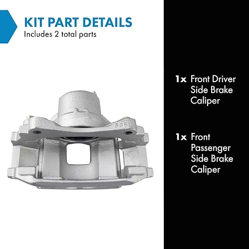 Vista 1328 de TRQ - Juego de pinzas de freno delantero